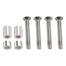 SCHWARZE ALUMINIUM-TOP-RACK-TRÄGER-GEPÄCKPLATTE FÜR HUSQVARNA NORDEN 901 2021-2024