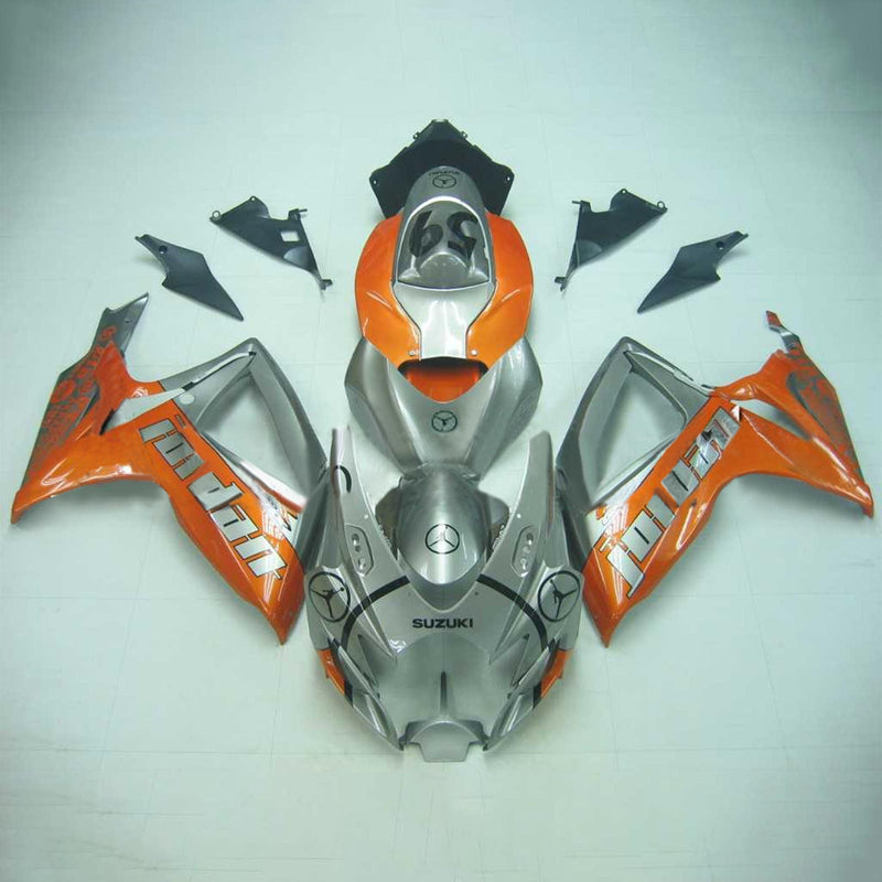 2006-2007 K6 Suzuki GSXR 600/750 injeksjonskinnesett karosseri plast