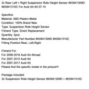 2007-2015 Audi A4 2x Fahrhöhensensor 8K0941309D 8K0941310C