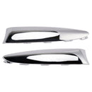 2015.08-2020 Fiat 500 Lounge Zierleisten für die linke und rechte vordere Stoßstange, Chrom