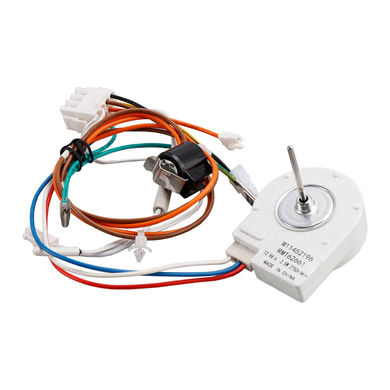 W11452196 Jääkaapin höyrystimen tuulettimen moottori, varaosa, W10514110, W11374554