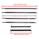 2003–2009 Toyota Lexus GX470 6 Stück Viertel &amp; Tür Gürtel Moulding Dichtungsstreifen