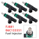 2002-2006 Audi A4 A6 Quattro 3.0L V6 6-teiliges Einspritzsystem FJ881 06C133551