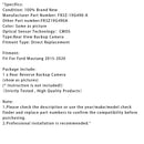2015-2020 Ford Mustang Rückfahrkamera Parkassistent FR3Z-19G490-A