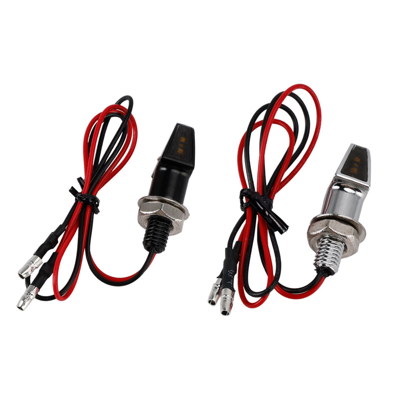 12V LED Blinker Anzeige Licht 8mm Universal Motorrad Für Yamaha