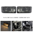 Paar Nebelscheinwerfer Lampen mit Leuchtmittel für Chevy Silverado 2007–2013 getönte Linse