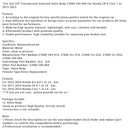 2023–2024 Honda Accord 1,5 l L4 – Gas 5LS 5LK CVT-Getriebe-Magnetventilgehäuse 27000-5X9-014 27000-5LJ-014