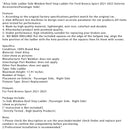 Dachtrittleiter mit Seitenfenster für Ford Bronco Sport 2021-2025