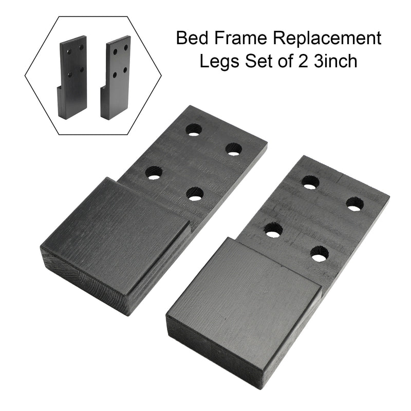 Ersatzbeine für Bettrahmen, 2er-Set, 3/4/5 Zoll