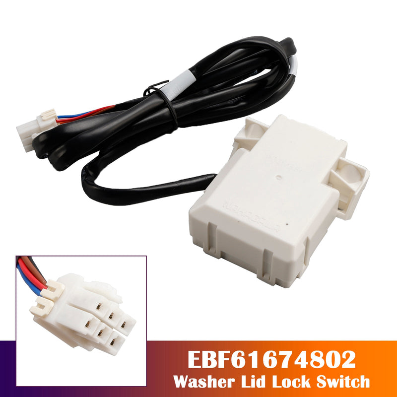 EBF61674802 Unterlegscheiben-Verriegelungsschalter für LG Kenmore-Waschmaschine EBF60665201