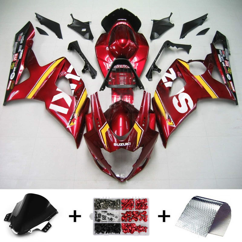 2005-2006 Suzuki GSXR1000 K5 Zestaw wyzwalacza wtrysku Nadwozie Plastik ABS