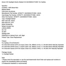 Xenon-HID-Scheinwerfer Elektrisches Vorschaltgerät D1S GAVD00G31P10581 Für Cadillac