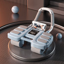 Automatisches Rebound Ab-Rad mit Ellenbogen-Unterstützung und 4-Rad-Stabilität – Enthält Timer Perfekt Core Trainer für Männer & Frauen Tragbare Home Gym Ausrüstung Blau