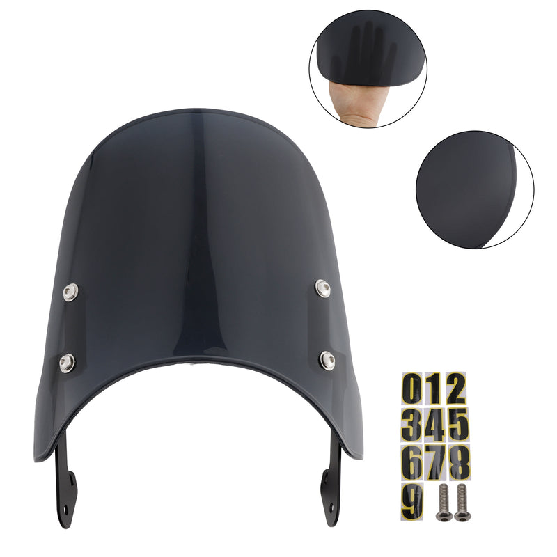 Windschutzscheibe Windschutz fit für YAMAHA XSR 155 2020-2023 XSR 125 2024-2025