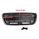 Frontstoßstangengrill mit LED-Beleuchtung, mattschwarz, passend für Ford Ranger (2004–2011).