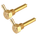 2x 5/16"" ID Schlauch Kraftstofftankentlüftung 3/8""-18NPTF Gewinde Für kleine und große Tanks