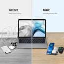 6-in-1 Kabellose Ladestation Ladegerät Uhr für iPhone 17 16 15 14 13 Apple Watch