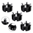 2"" Radabstandshalter-Set mit Kabeln und Radmuttern, schwarz, für Yamaha, Club Car, Ezgo Golfwagen