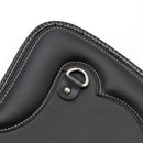 1985–2017 Touring, Softail, Dyna oder Sportster Bikes Paar CNC Hitzeschild Sattelschutz Schwarzbraun