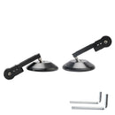 2x Motorrad Rückspiegel Lenkerendenspiegel Rund Blau Glas 7/8" Spiegel E-geprüft