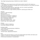 2019–2025 Porsche Cayenne, silnik hamulca parkingowego z tyłu, 9Y0907616