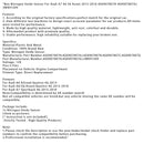 Nox Stickstoffoxid-Sensor für Audi A7 A6 S6 Avant 15-18 4G0907807H 4G0907807AJ