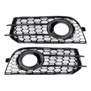 2010–2014 Audi A1 Frente -Piso Rod Honeycomb nevoeiro Cooler Grille Tampa preta