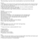 2000-2005 Ford Excursion Scheibenwischer-Abdeckung Entlüftungsgitter 3C3Z25022A68