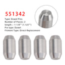 2er-Pack Passstifte 551342 Motor-Getriebe-Ersatz-Ausrichtstifte aus Stahl