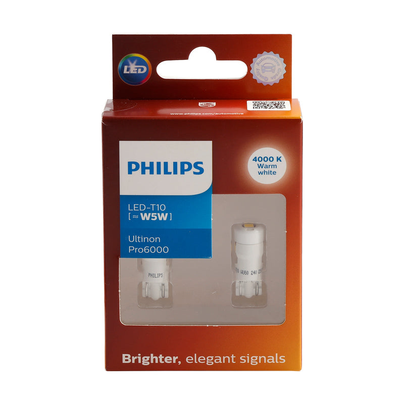 Auto Licht LED-T10 Ultinon Pro6000 W5W 24961WU60 4000K 24V Für PHILIPS