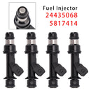 Pakke med 4 injektorer til Vauxhall Astra Meriva Zafira motorer 24435068 5817414