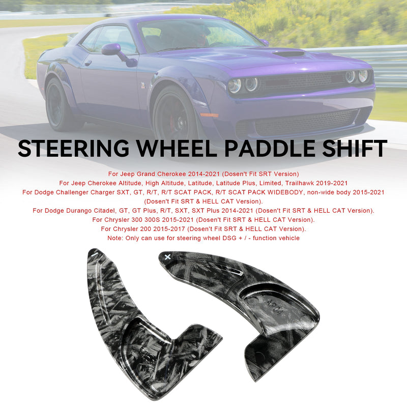 Rattet Shift Paddle Extension Shift Paddle Cover for Dodge Challenger Charger