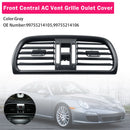 2004-2012 Porsche GT2 GT3 997 Abdeckung für zentrale Lüftungsdüsen, grau, 99755214105 99755214106