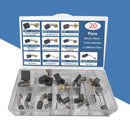 20Pcs Elektromotor Kohlebürsten 10 Größen Ersatz Reparatur Power Tool Teil