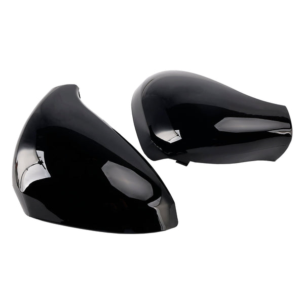 07/2006-05/2015 Peugeot 207 Hatchback Side Mirror Covers Rearview Housing Bright Black 9680194877 Generic