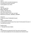 2 STÜCKE Frontstoßstange Nebelscheinwerfer Abdeckung Kühlergrill Grill Fit Seat Leon Cupra 2005-2012