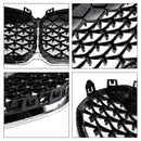 Front Kidney Grille Grill For BMW 1 Series F40 19-23 Silver Diamond Style