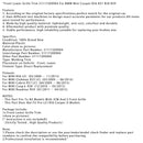 03/2009-06/2014 Mini Clubman R55 LCI Kühlergrillverkleidung unten 51117209904