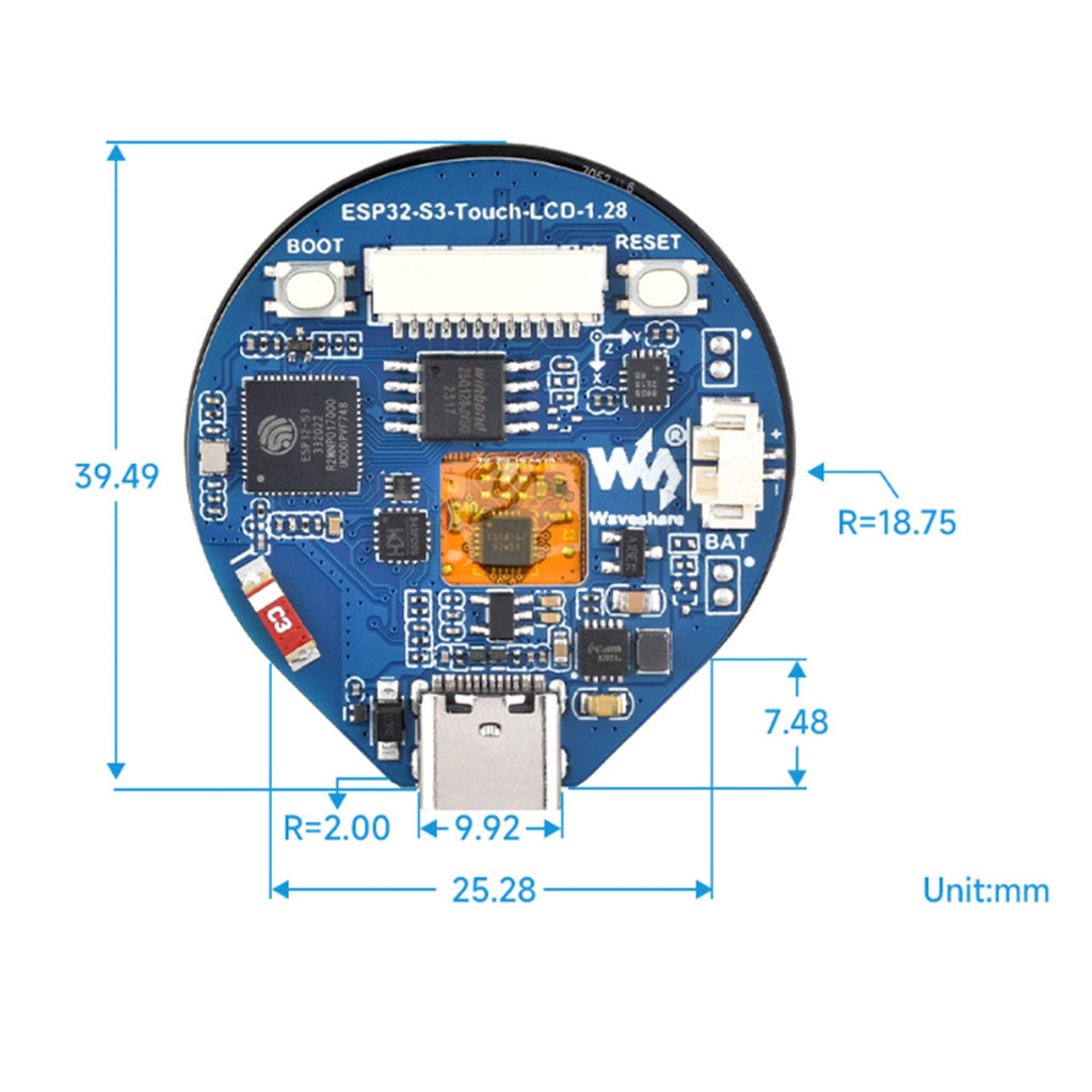 Waveshare ESP32-S3 AI Smart Speaker Development Board, Dual-Mikrofon, WiFi, BT5,... - kaufen bei Waveshare ESP32-S3 AI Smart Speaker Development Board, Dual-Mikrofon, WiFi, BT5,... - kaufen bei