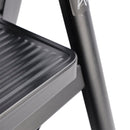 Step Ladder 2-tasoiset taitettavat alumiiniset leveät ja kevyet kompaktit tikkaat