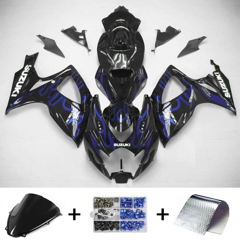 2006-2007 K6 Suzuki GSXR 600/750 Kit de carenagem de injeção de corpo de plástico