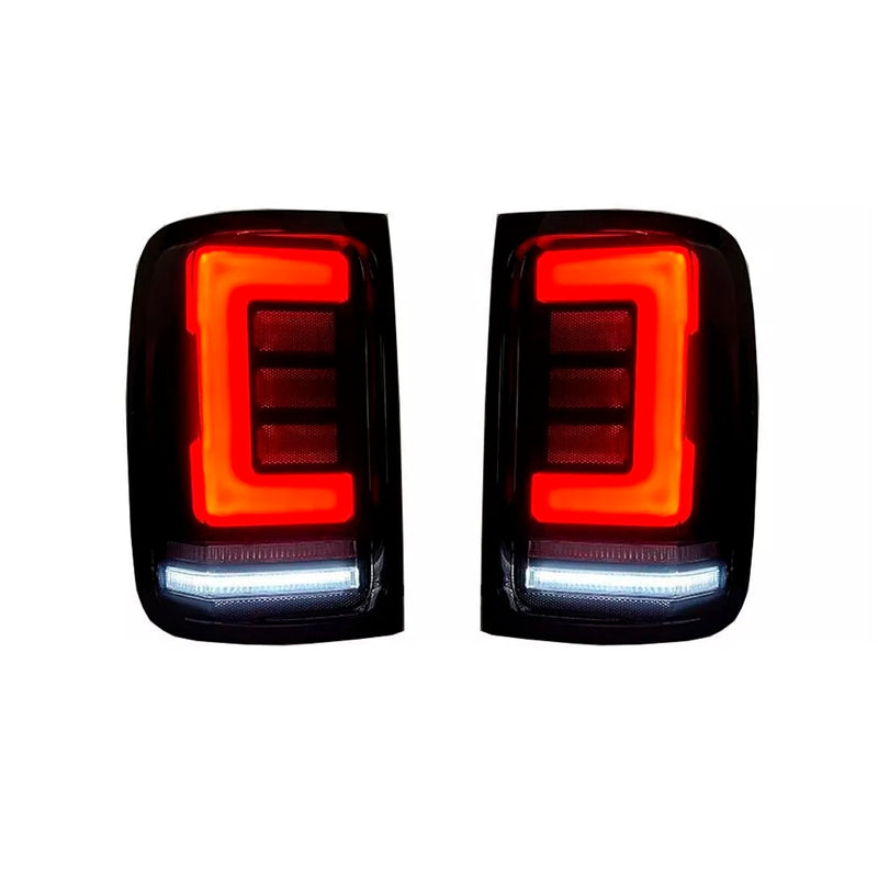 2008-2019 VW Amarok V6 LED Tylne światła LED z tyłu prawego i lewej, para zabarwiona