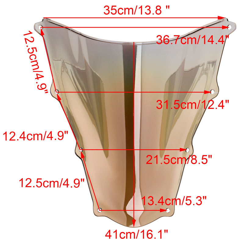 Windschutzscheibe Windschutz passend für Aprilia RSV1000 2003-2006