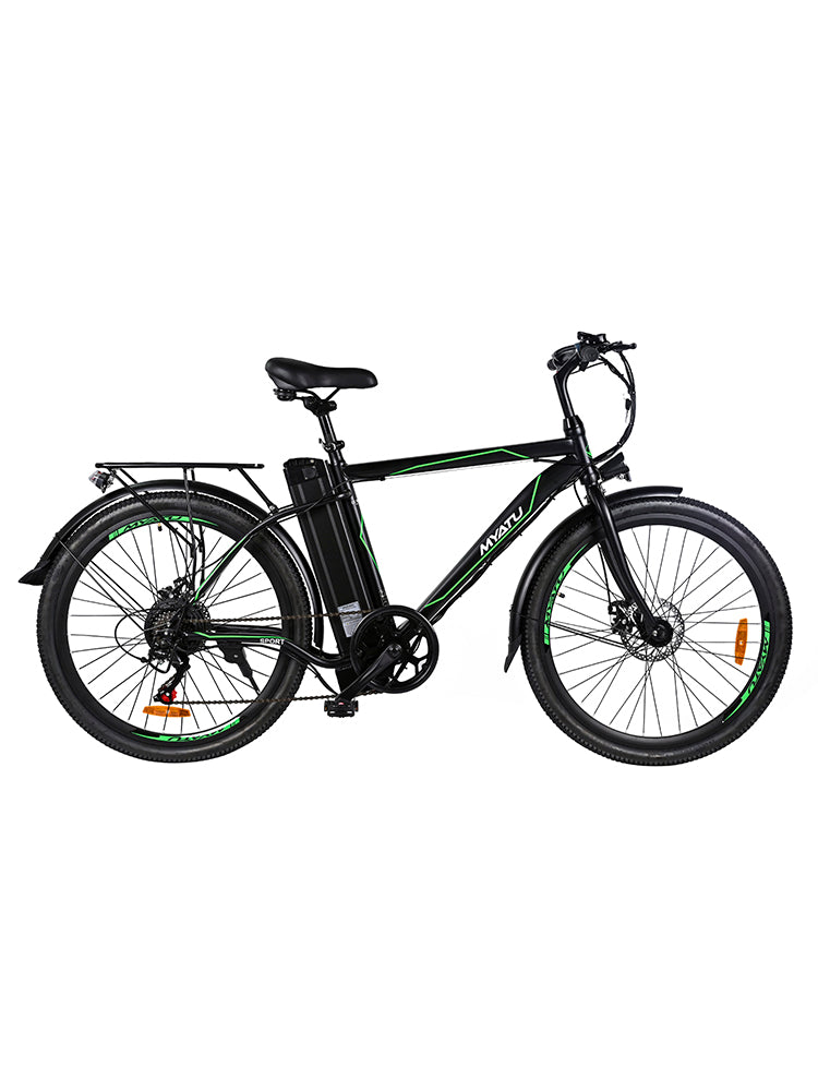 26" 36V 12,5AH 250W 6-växlad mountainbike elcykel