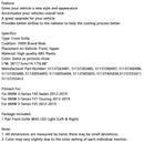 2012-2019 BMW 3 -sarja F31 Touring Renal Grille Black Shiny 51137263481 51137255412