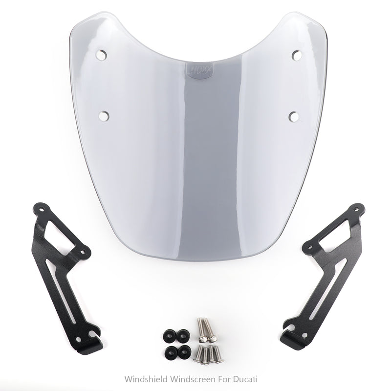 Motorrad Windschild Windschutzscheibe für Ducati Scrambler 2015-2018