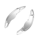 Steering wheel shift paddles for Mini F54 F55 F56 F57, aluminum silver
