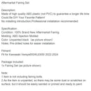 Karosseripanel sprøytestøpt umalt for Kawasaki Versys 650 KLE 2022-2024