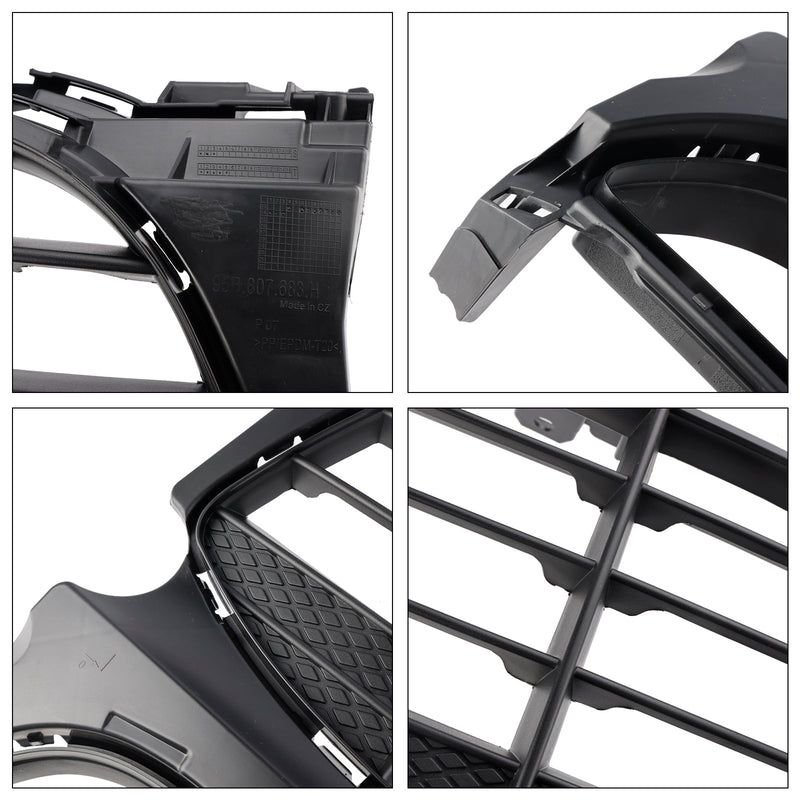 2015-2018 Porsche Macan Schwarz Front Bunk Grille 95B807683H1E0