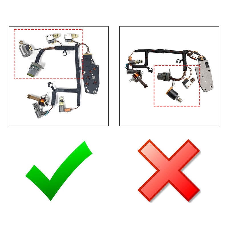 1994-1996 Buick Kombi V8 5,7 Liter 4-Gang 9-teilig 4L60E 4L65E Getriebe-Magnetschalter-Kit 8677314
